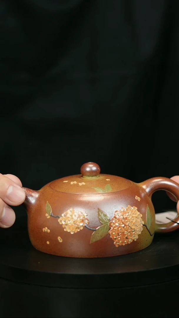 茶壶紫砂噢*噶H2126蒋静明段泥半月