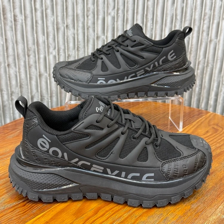 秋季新款户外男士运动鞋大牌平替款高品质系带休闲舒适增高老爹鞋