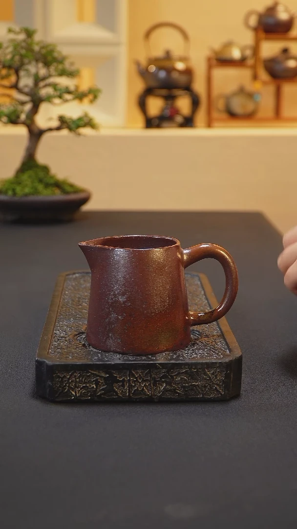 茶壶紫砂纯自然柴烧