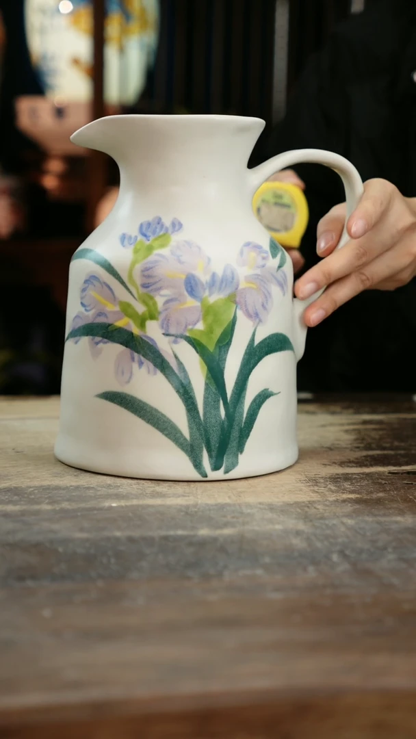 【闪购商品】瓷片景德镇纯手工釉下彩精品花瓶