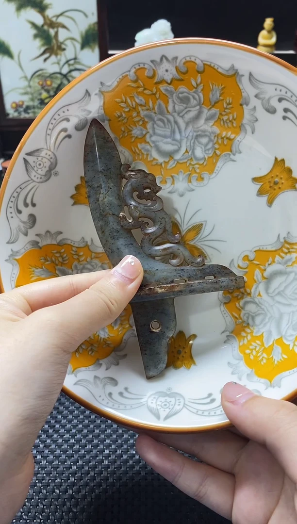 瓷片瓷片 瓷器 摆件 1个
