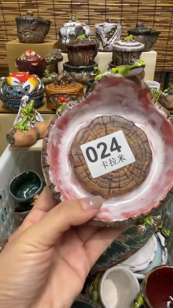 用****9024精美粗陶手工柴烧
