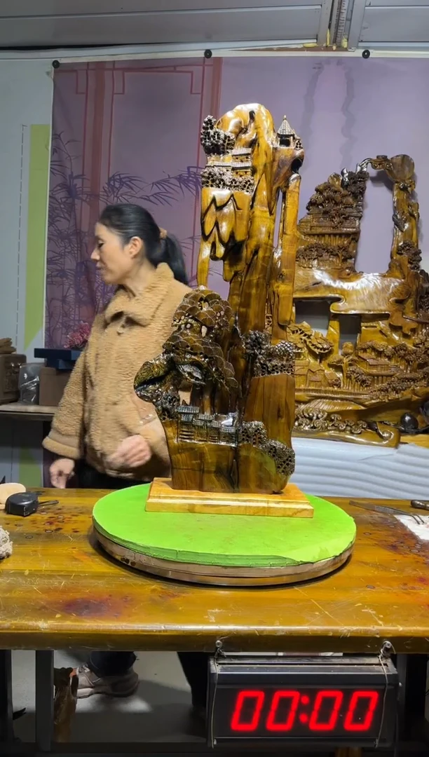 金丝楠.****.金丝楠木雕刻摆件