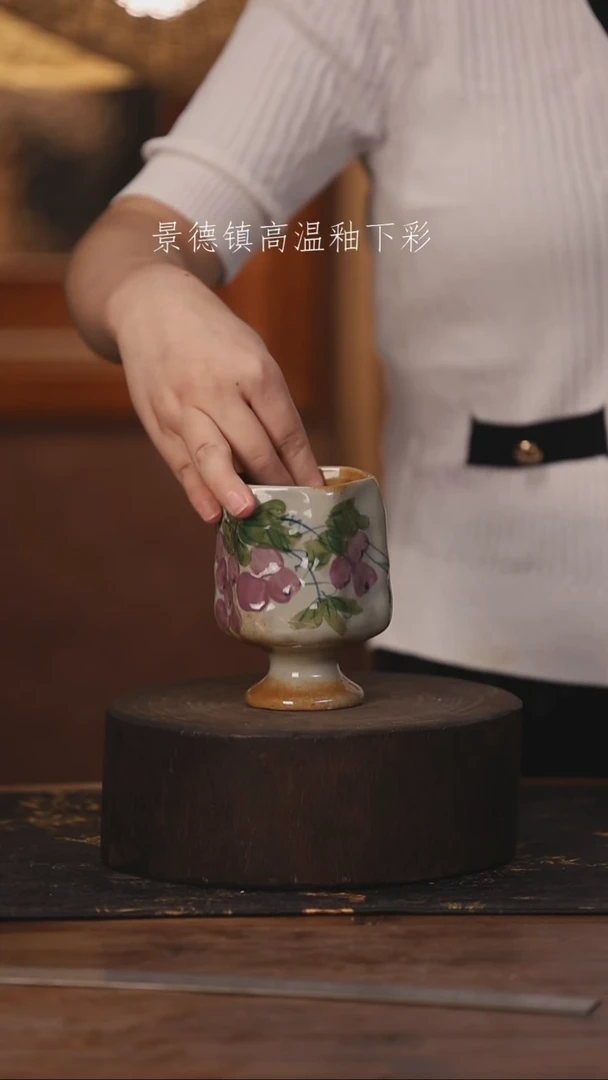 陶瓷景德镇高温釉下手绘陶瓷114