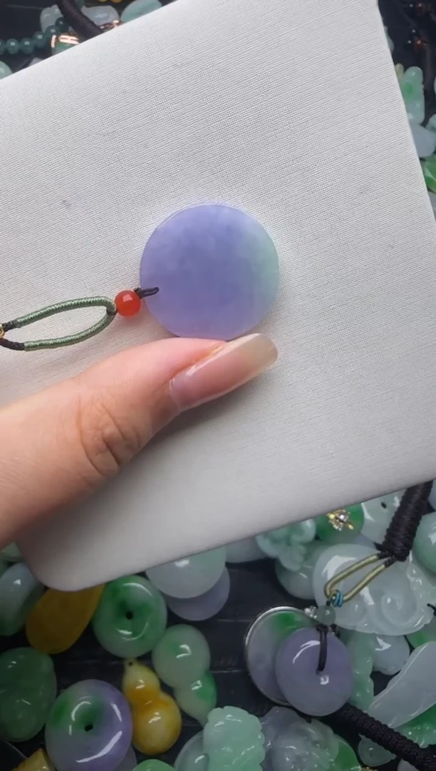 翡翠未镶嵌颈饰天然缅甸翡翠吊坠