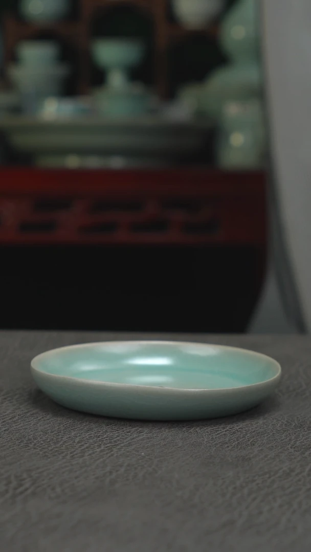 瓷片85号小奉化碟微瑕简包-二