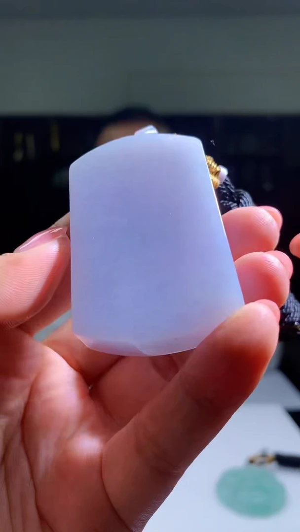 定制翡翠未镶嵌1057dq-毛货挂件11