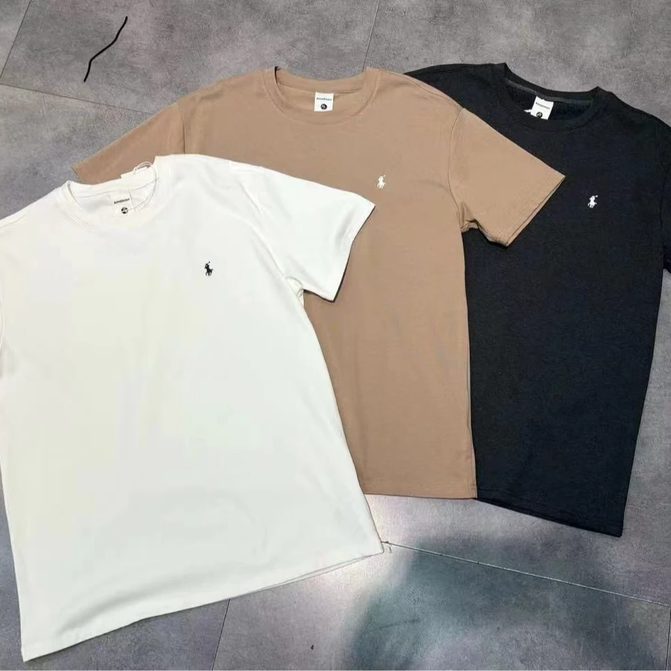 必入款！新号亏米福利！高克重净版纯色刺绣经典短袖016