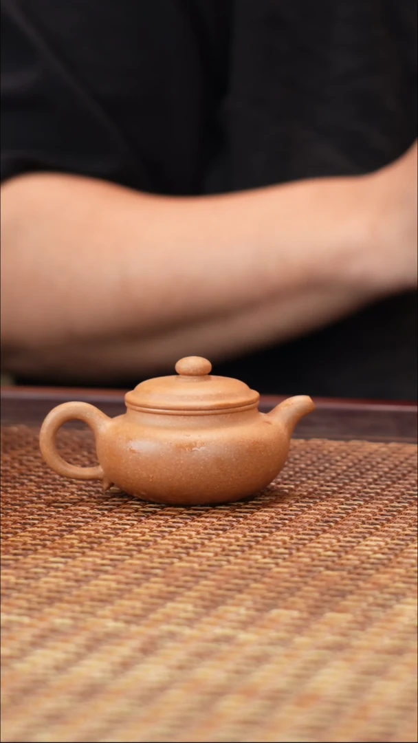 茶壶紫砂汀禾紫砂老黄段仿古