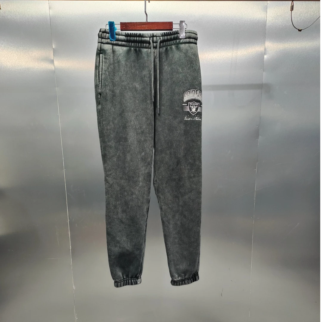 R09-121666-RAI秋冬季（加绒）裤腿印花时尚潮流休闲裤