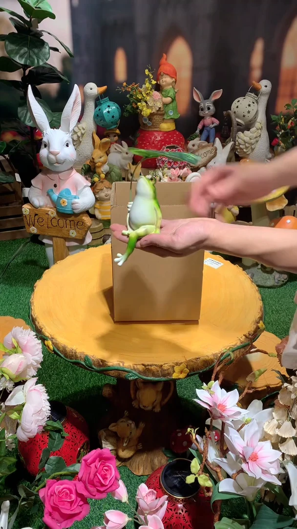 无花朵花园庭院摆件&00&