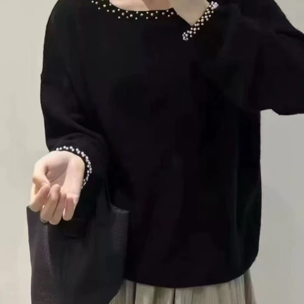 【羊绒】天山羊绒圆领长袖女套衫（004T）