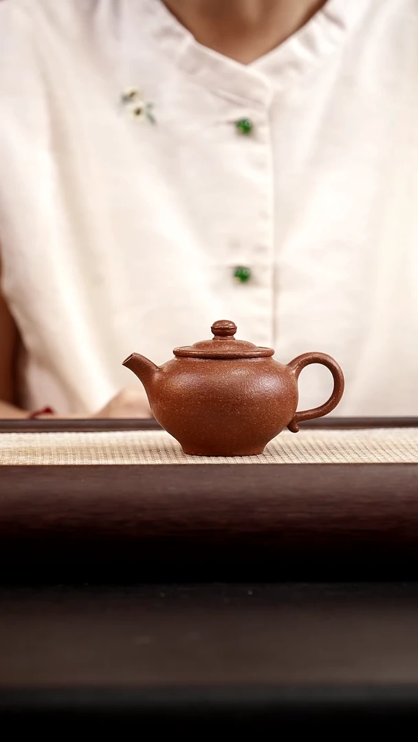 茶壶紫砂8目粗砂五彩段合玉