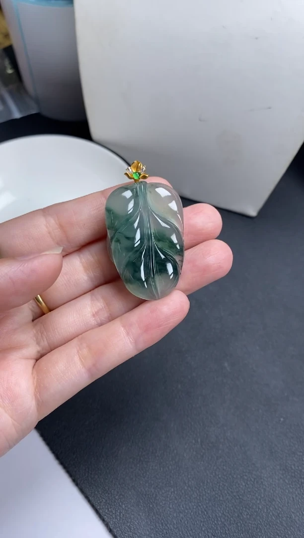 翡翠未镶嵌颈饰雪欣散珠定制diy