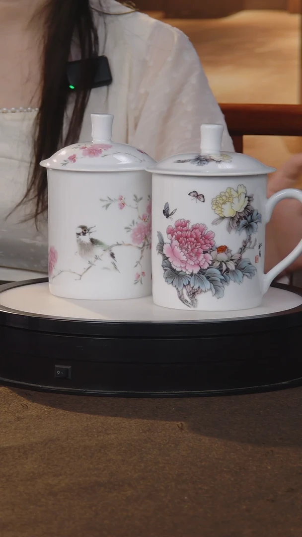 瓷片瓷片景德镇陶瓷 摆件 d269