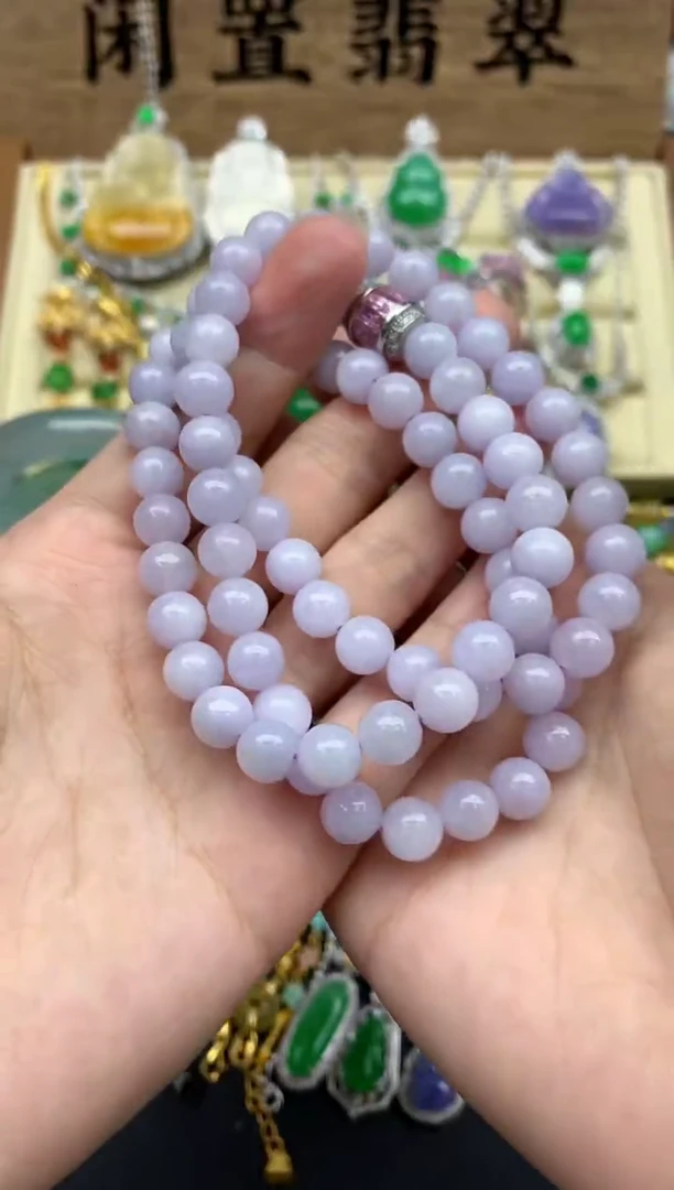 翡翠未镶嵌颈饰100-春日珠宝