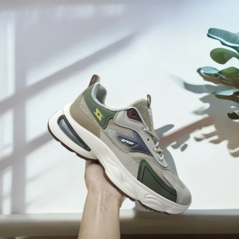 2025新款夏季男鞋运动风透气网面老爹鞋时尚潮流 732