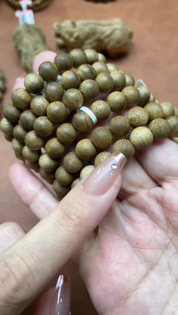 手串沉香文莱0.8+圆珠单圈多样性发其一