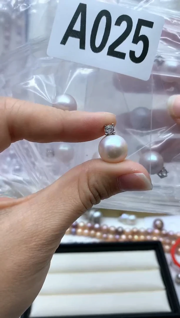 【闪购商品】淡水珍珠吊坠(不含链)银S925镶嵌多样性发其一