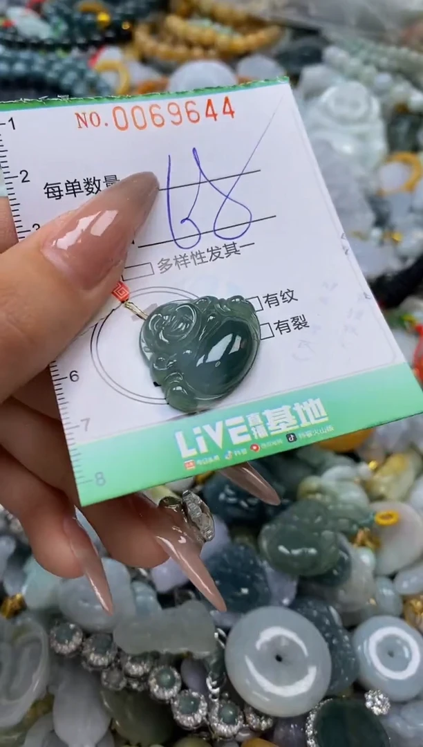 翡翠未镶嵌颈饰闪购0069644