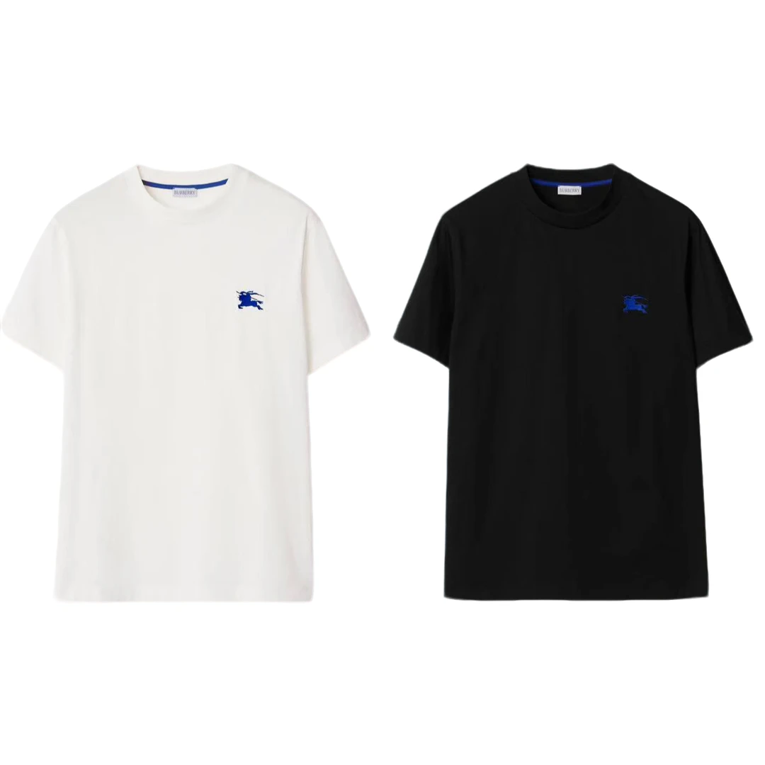 全新未使用 BURBERRY/博柏利 战马刺绣LGOGO棉质短袖T恤