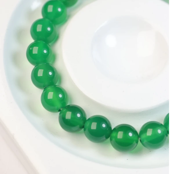 崇尚珠宝店-新人福利--绿玛瑙手串cx16