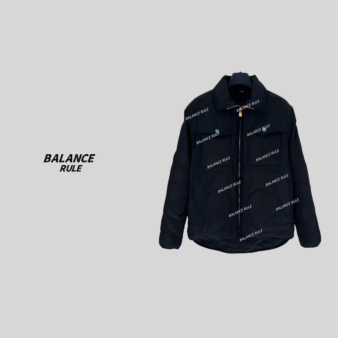 秋冬细节两边按扣夹克外套-【平衡规则】