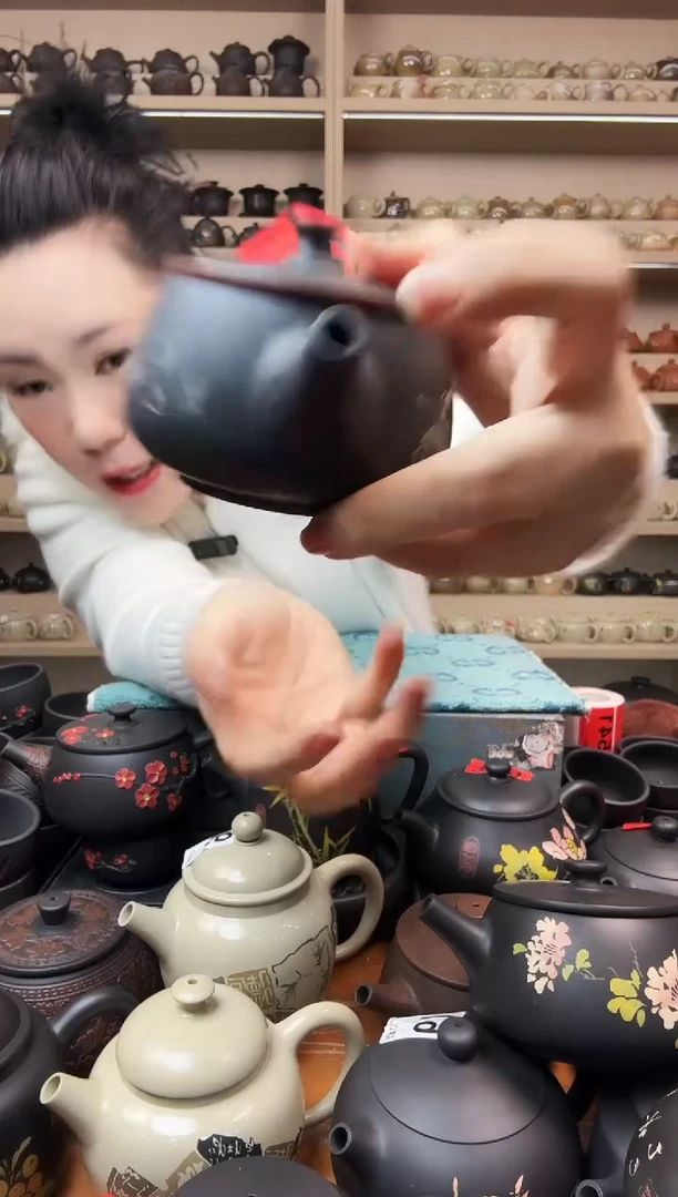 壶大瑕疵无礼盒水墨汉瓦 529