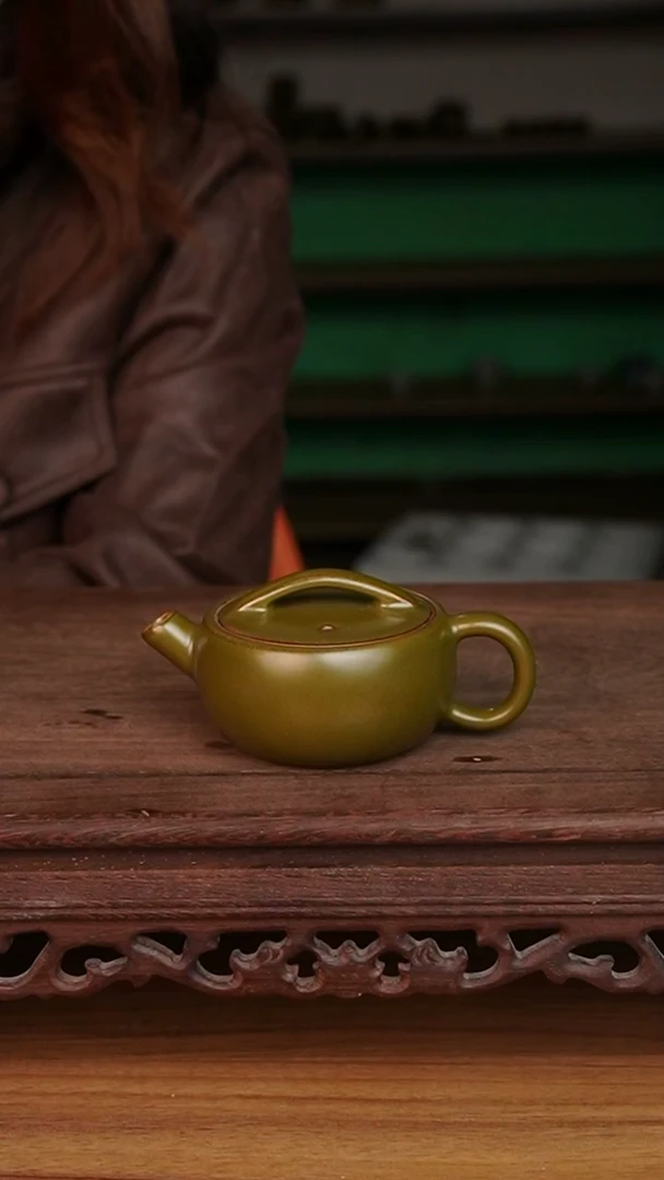 杯052号茶叶末炮嘴 汉瓦壶微微不完美