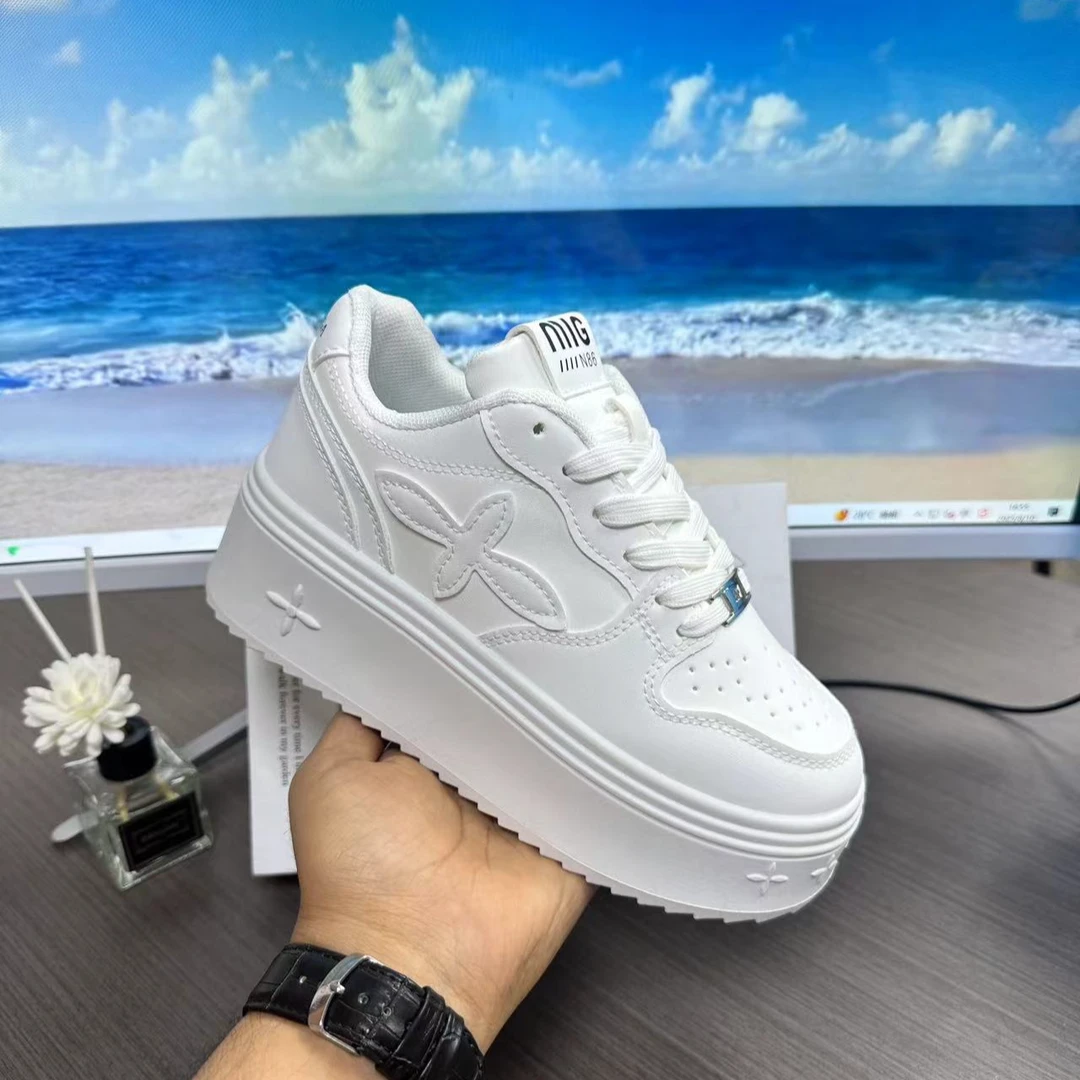 GGA1-时尚爆款增高小白鞋百搭推荐透气网红潮流学生厚底