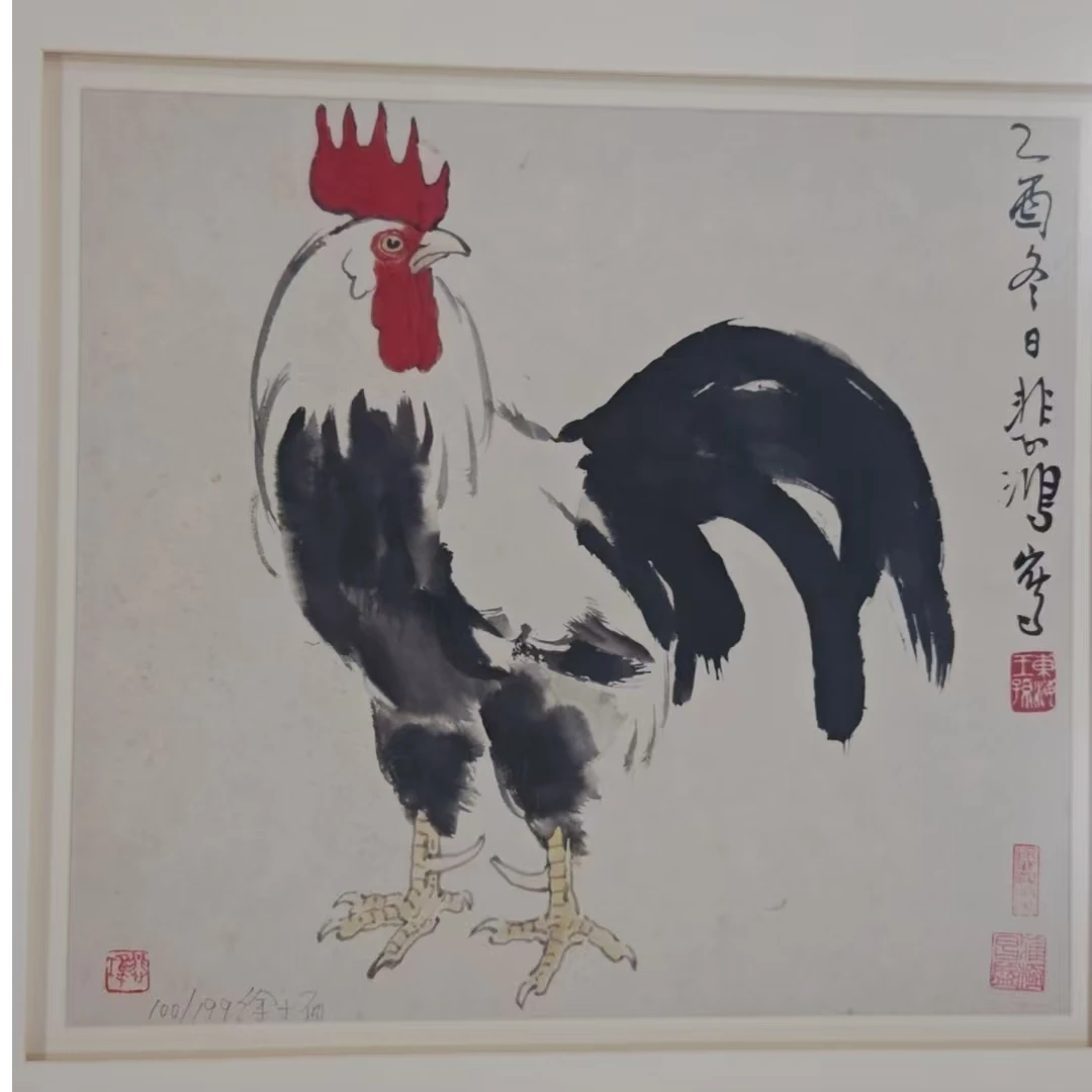 【景德镇】高温陶瓷，字画十二生肖鸡