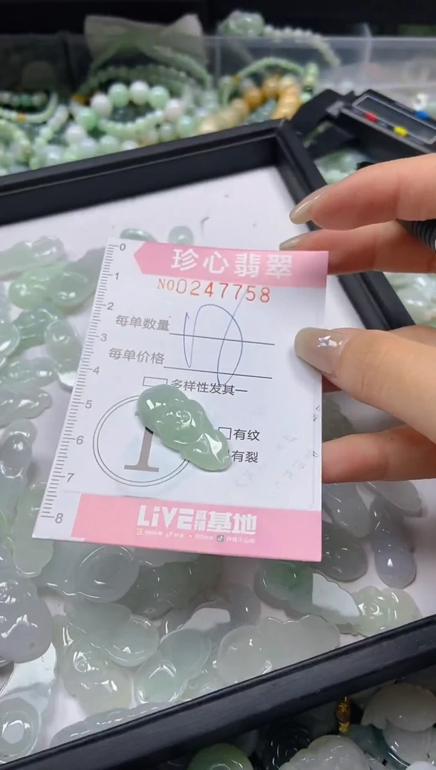 翡翠未镶嵌颈饰闪购0247758