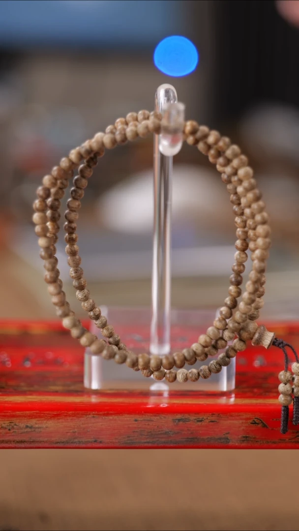 沉香沉香碎屑0.4cm圆珠*178粒 海南尖峰岭白木香料-多样发一