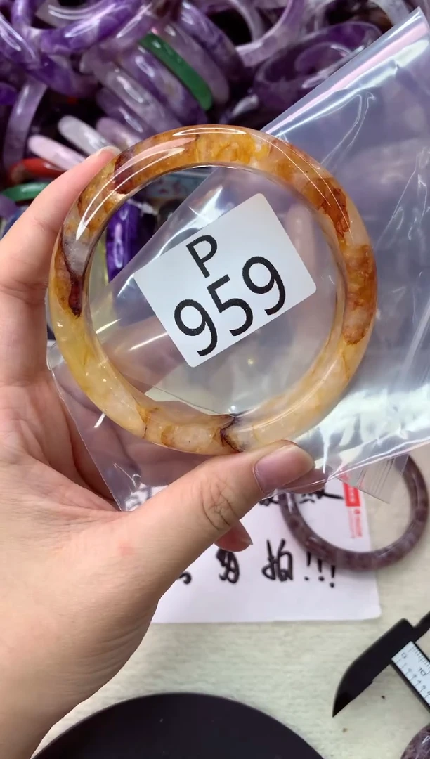 未镶嵌手镯水晶P959-64