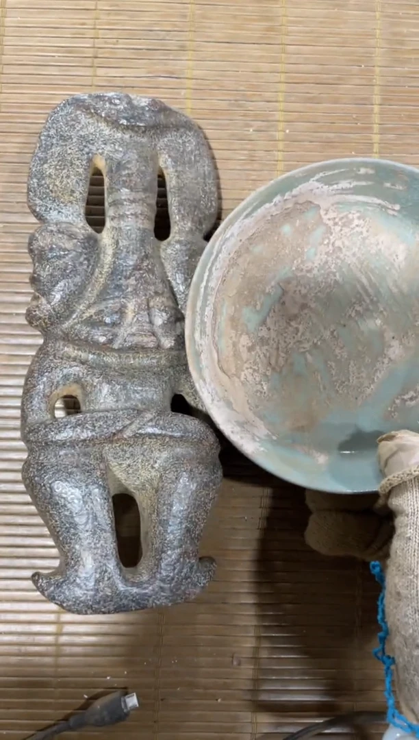 瓷片手工，手绘，瓷器