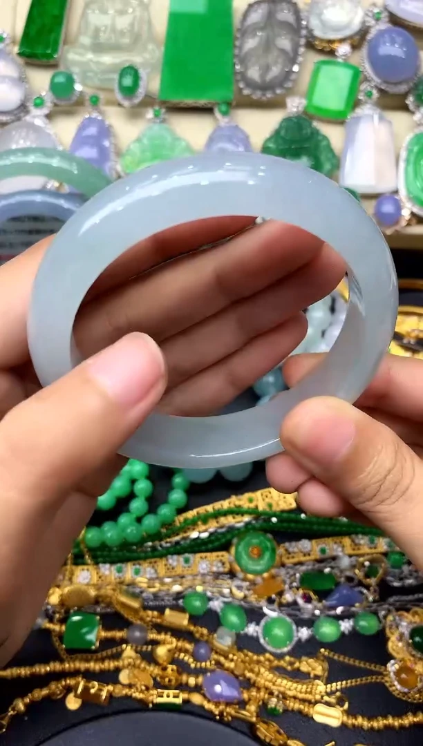 翡翠手镯未镶嵌439-中国好珍宝