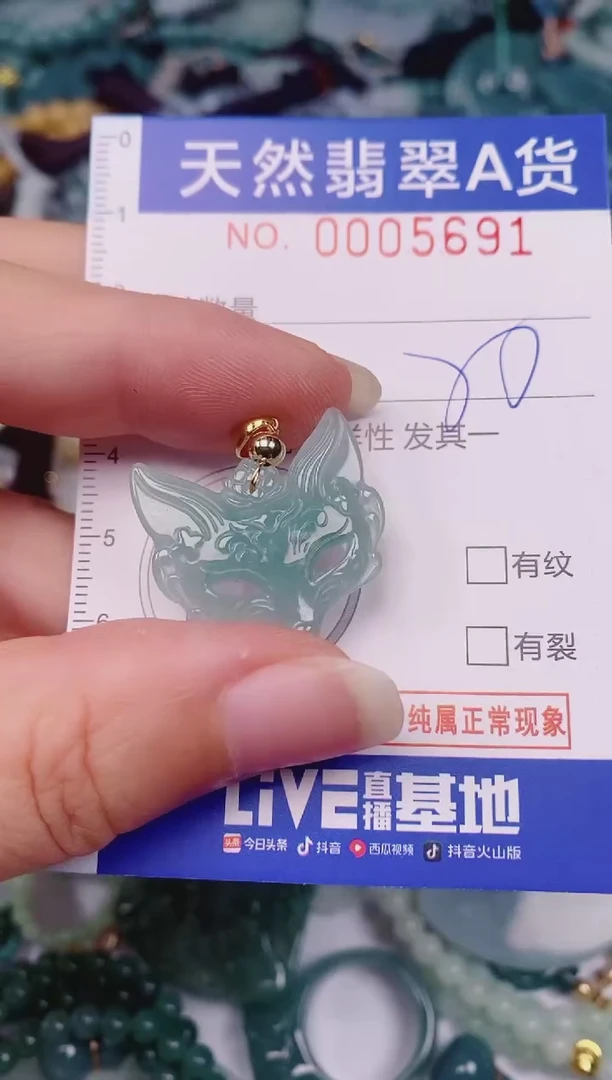 颈饰未镶嵌翡翠00005691