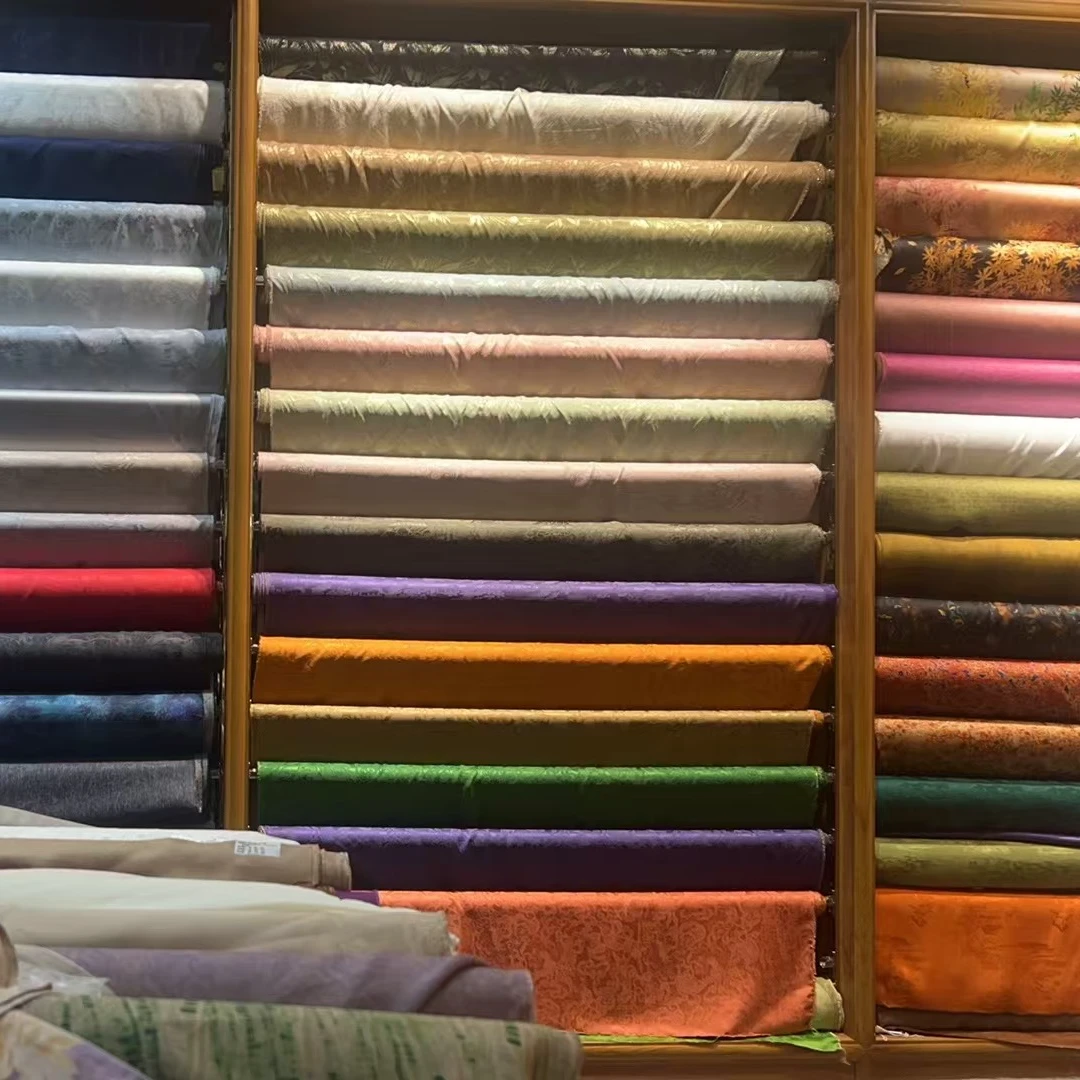 【草本丝绸集合】植物染丝绸140幅宽桑蚕丝面料生态绿过薯莨