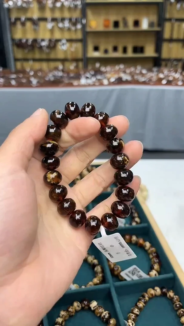 裸石琥珀未镶嵌抚顺琥珀13+血蜡多样性发其一