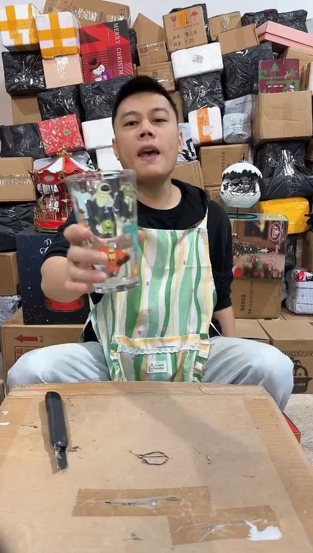 瓷片皮克斯合集玻璃杯