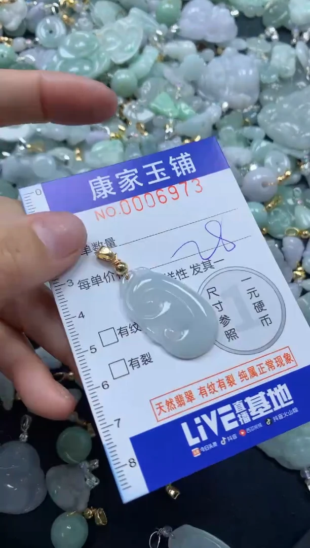 颈饰未镶嵌翡翠6973