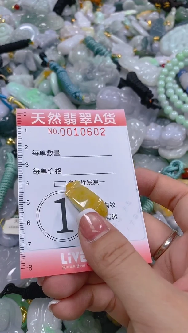 翡翠未镶嵌颈饰闪购0010602