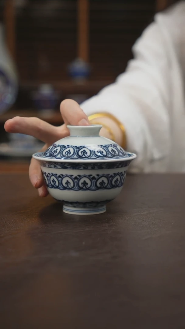 杯景德镇陶瓷杯碗柴烧多人A41