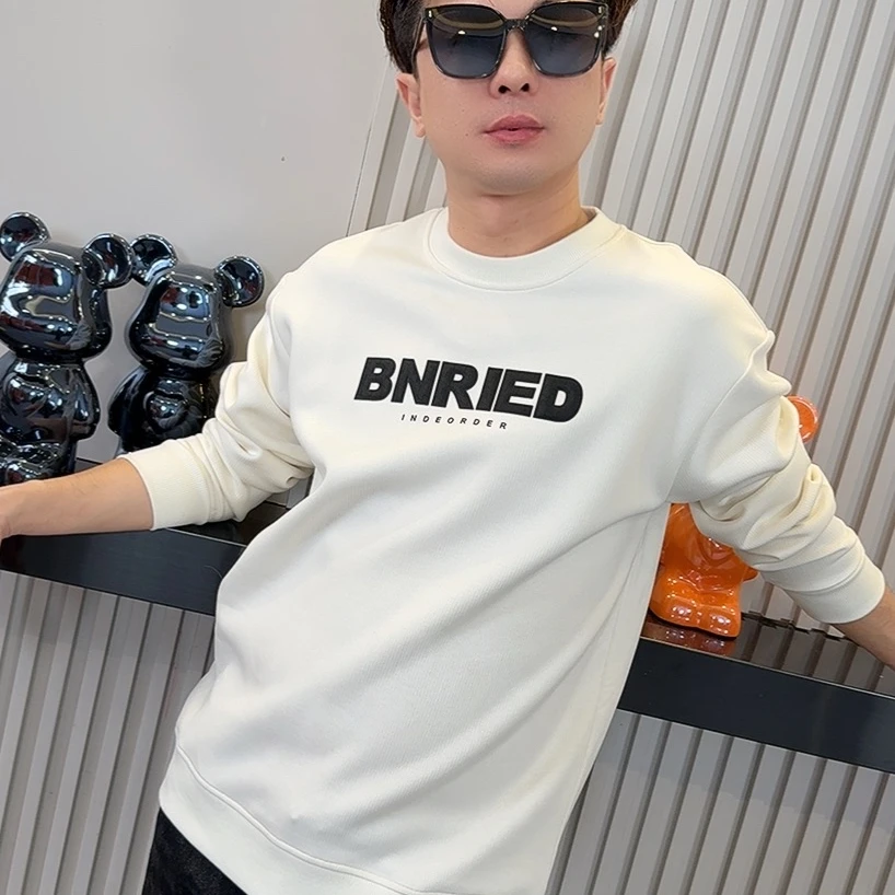 【十三行男装】欧货简约字母圆领卫衣男士潮流休闲百搭上衣777