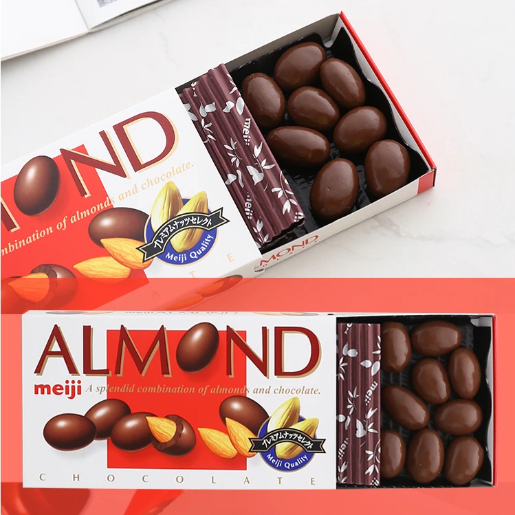 日本【明治】红盒坚果巧克力