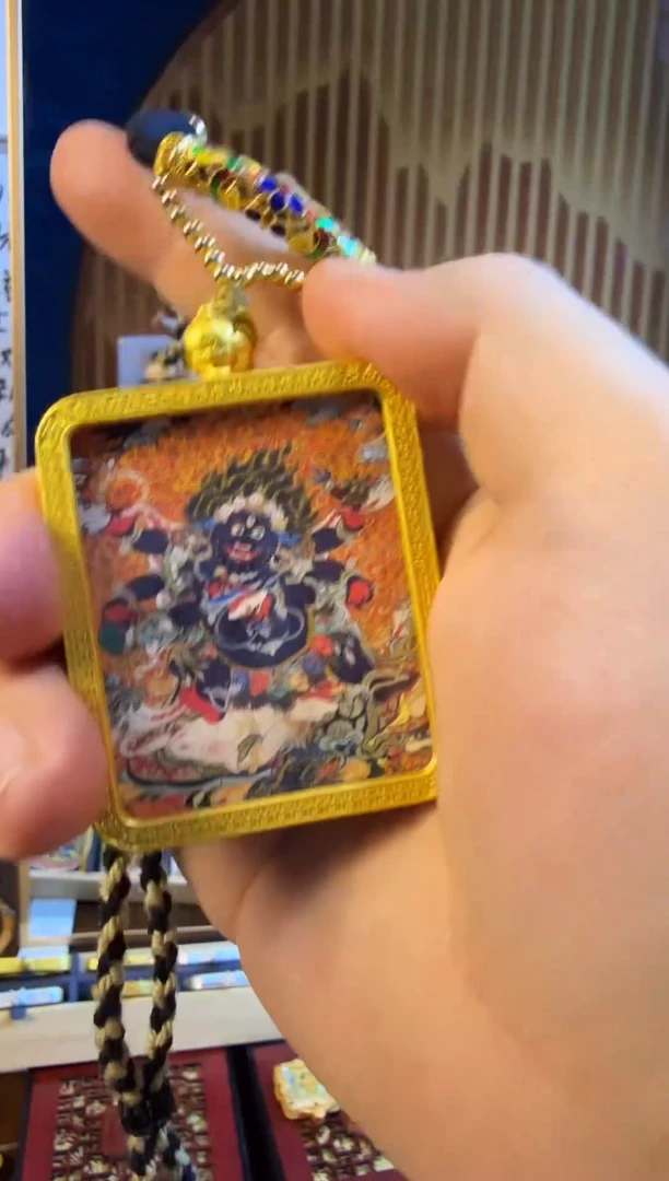 铁合金花岗石汽车唐卡挂件666