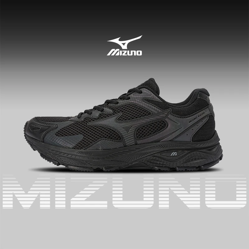 【黑武士】Mizuno美津浓男鞋女鞋RACER S运动鞋子缓震复古透气跑鞋