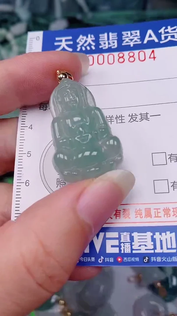 翡翠未镶嵌颈饰00008804