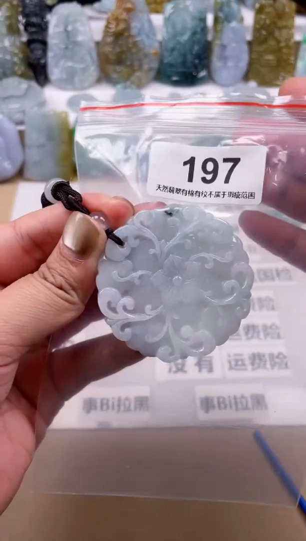 【闪购商品】翡翠颈饰未镶嵌天然缅甸A货翡翠197