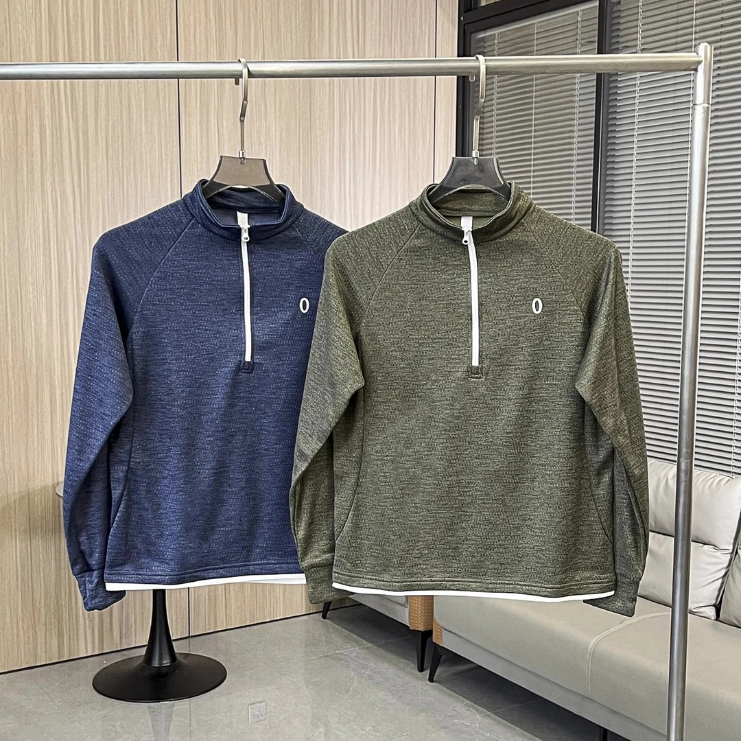 1064户外机能女运动健身蜂窝科技速干吸湿加绒保暖半拉链长袖卫衣